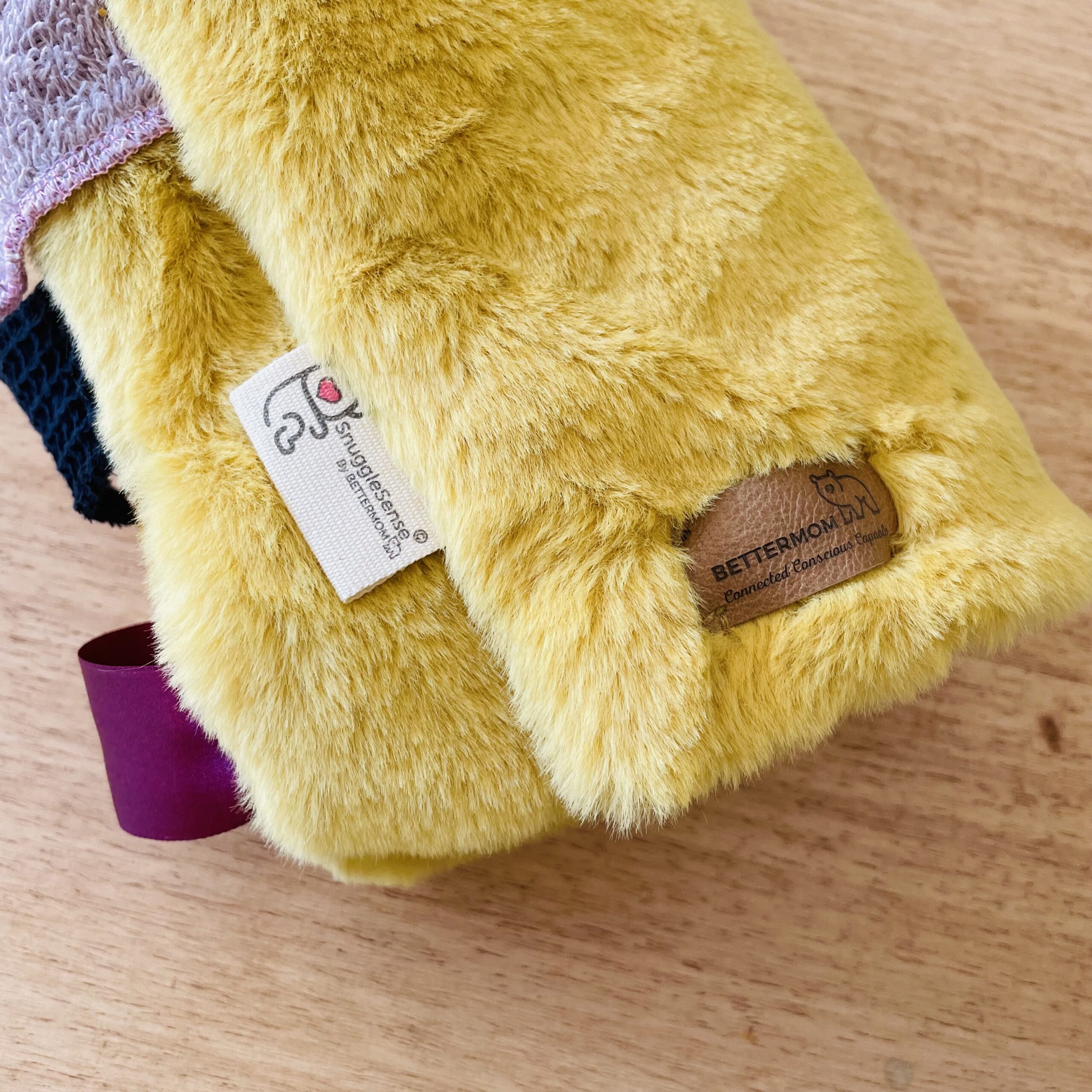 Yellow Lion Plush Sensory Blanket - Image 8